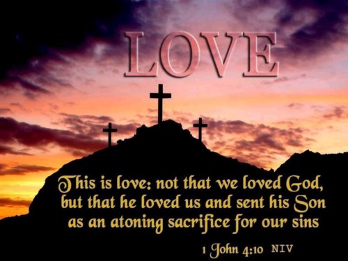 1 John 4:10 Image