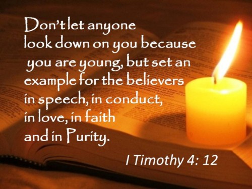 1 Timothy 4:12 Image